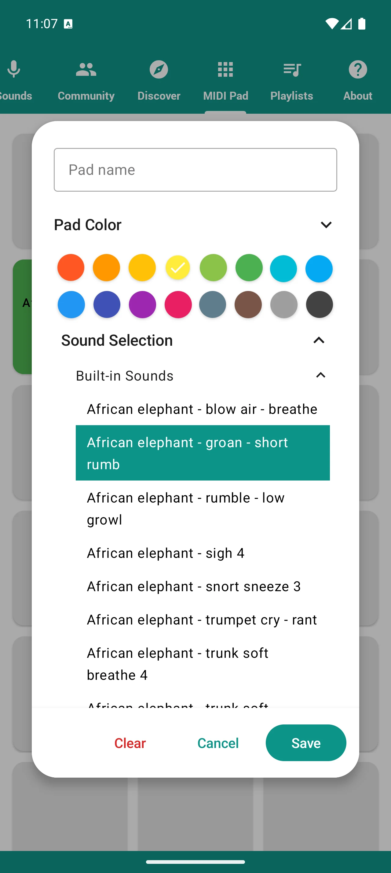 Elephant Trumpet Sounds screenshot