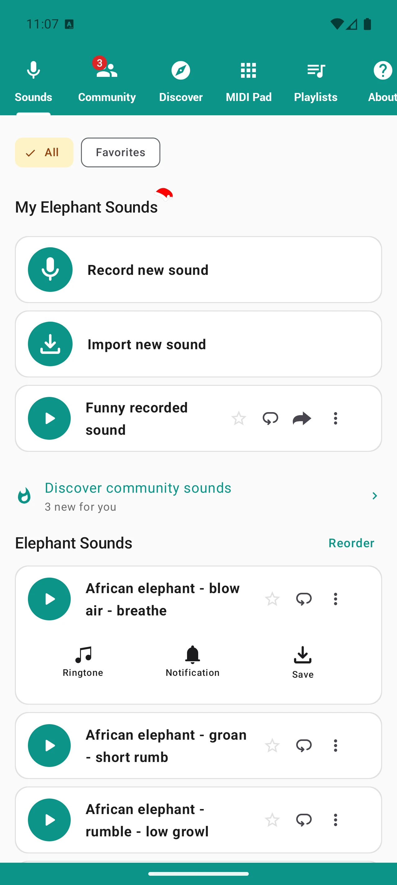 Elephant Trumpet Sounds screenshot
